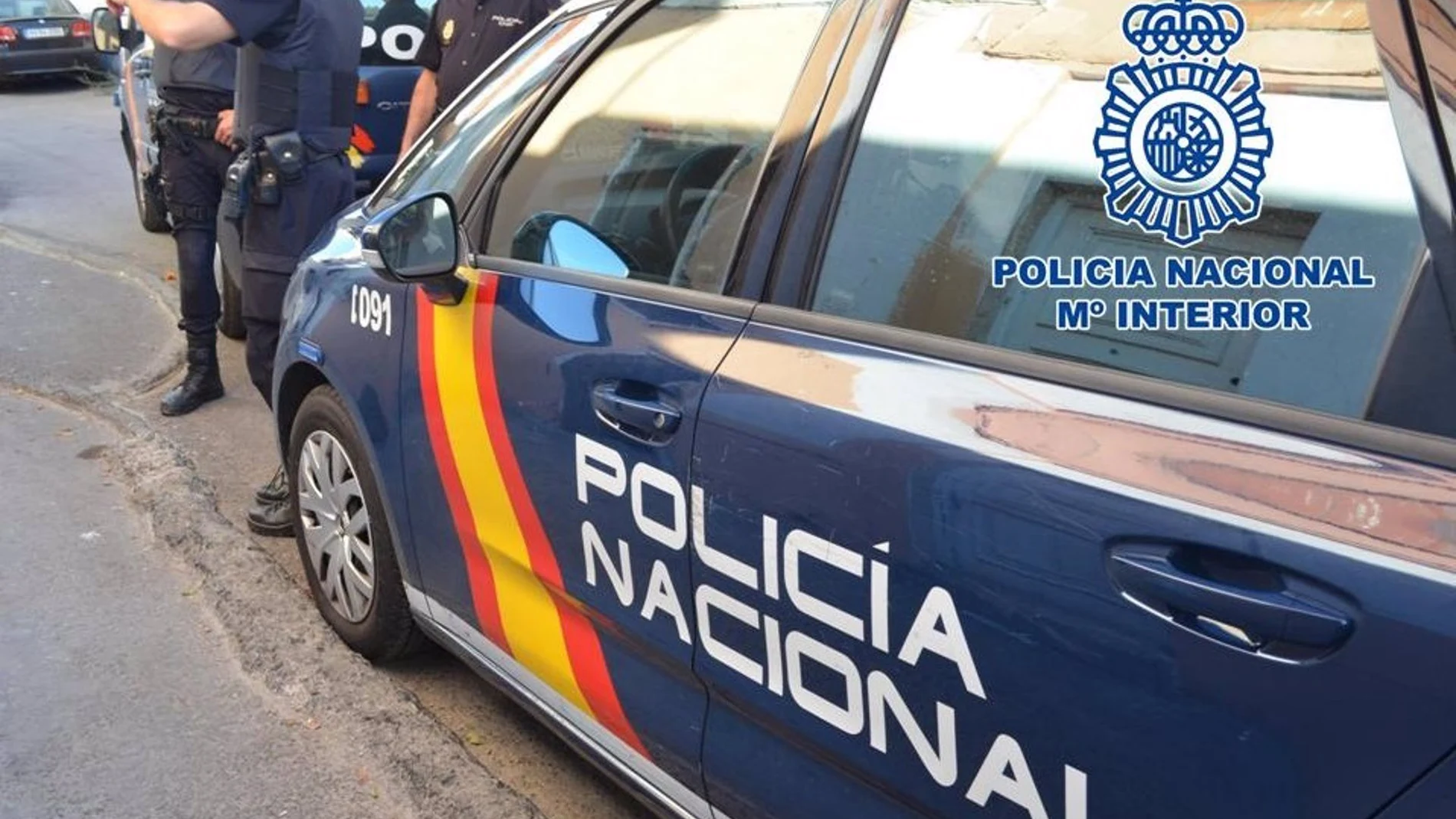 Coche de la Policía Nacional.