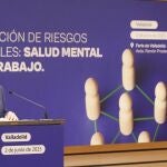 El consejero de la Presidencia, Luis Miguel González Gago, inaugura la Jornada de Prevención de Riesgos Laborales 'Salud Mental en el Trabajo'