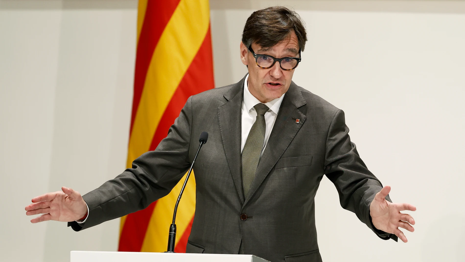 El presidente de la Generalitat de Cataluña, Salvador Illa
