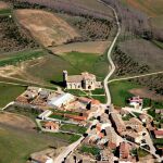 Vista aérea de Grijalba, en la provincia de Burgos