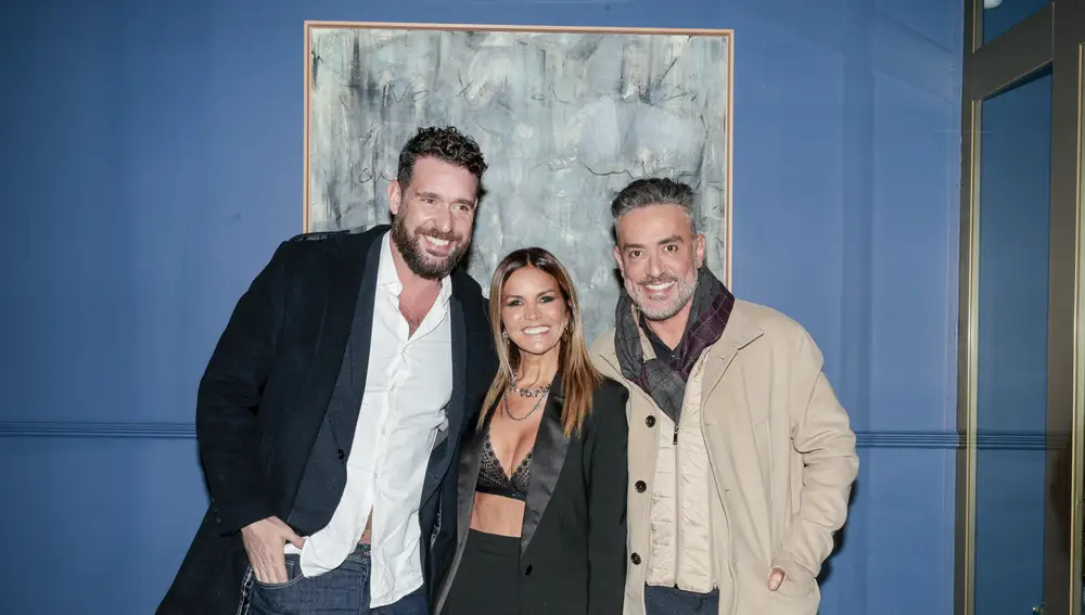 Marta López con Kiko Hernández y Fran Antón en una imagen de archivo