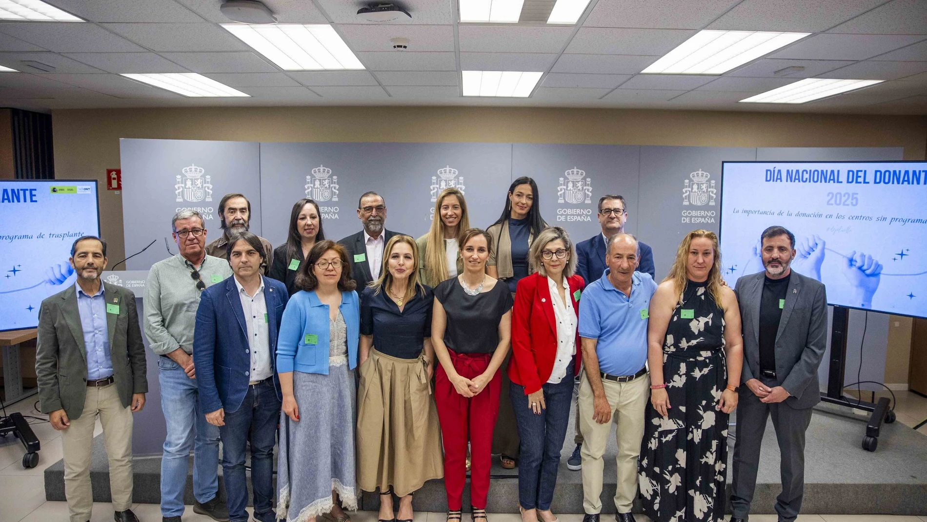 La ministra de Sanidad, Mónica García, preside la celebración del Día Nacional del Donante