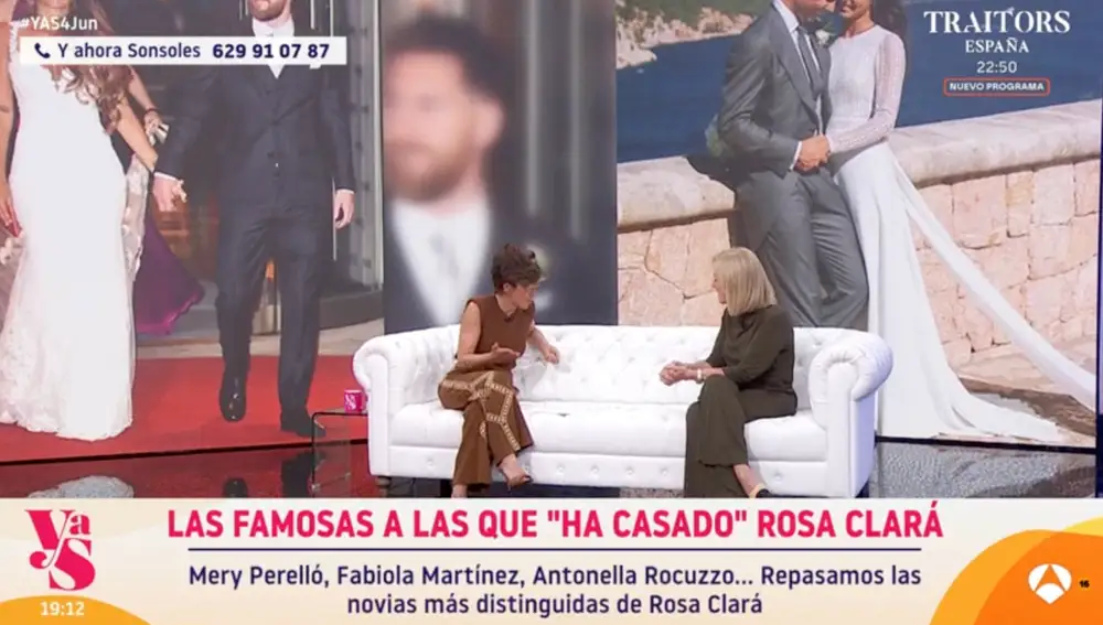 Captura de Rosa Clará en 'Y ahora Sonsoles'