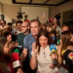 Aldama con Leire Diaz