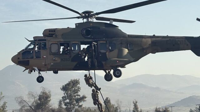 Un helicóptero "Estrella Austral 25"