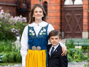 Estelle y Oscar de Suecia