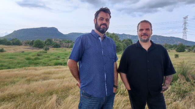 Miguel Ángel Guerra e Iván Karras, autores del documental "The Magnificent Stranger"