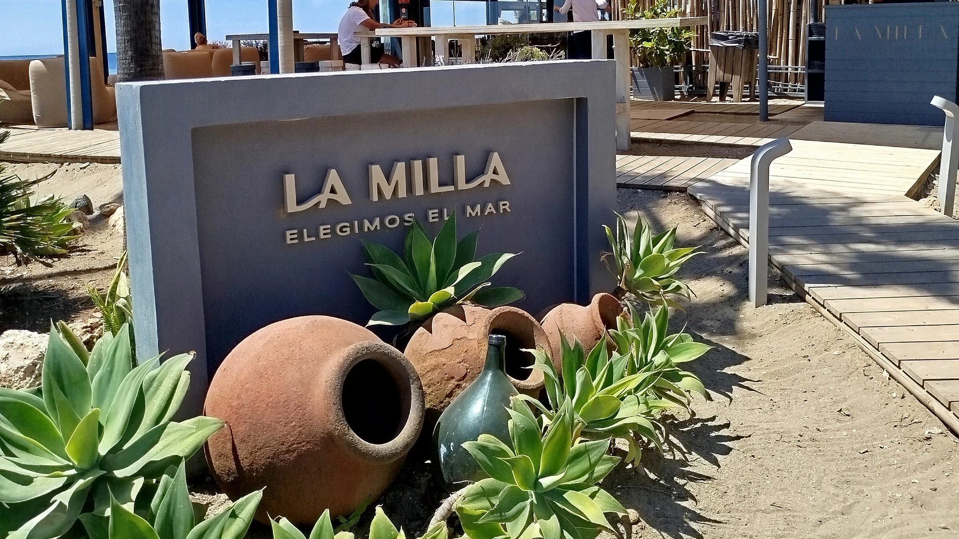 La Milla, un chiringuito de altura
