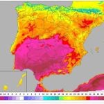Temperaturas máximas previstas