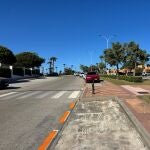 Zona naranja en Chiclana de la Frontera (Cádiz)
