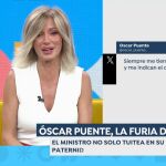 Susanna Griso retrata a Óscar Puente: "Hay que cambiar más pañales en casa"