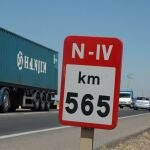 La N-IV, la vía en la que se produjo el accidente