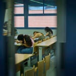 Estudiantes en un aula