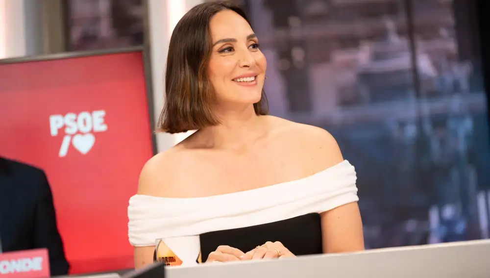 El look de Zara de Tamara Falcó en 'El Hormiguero'.