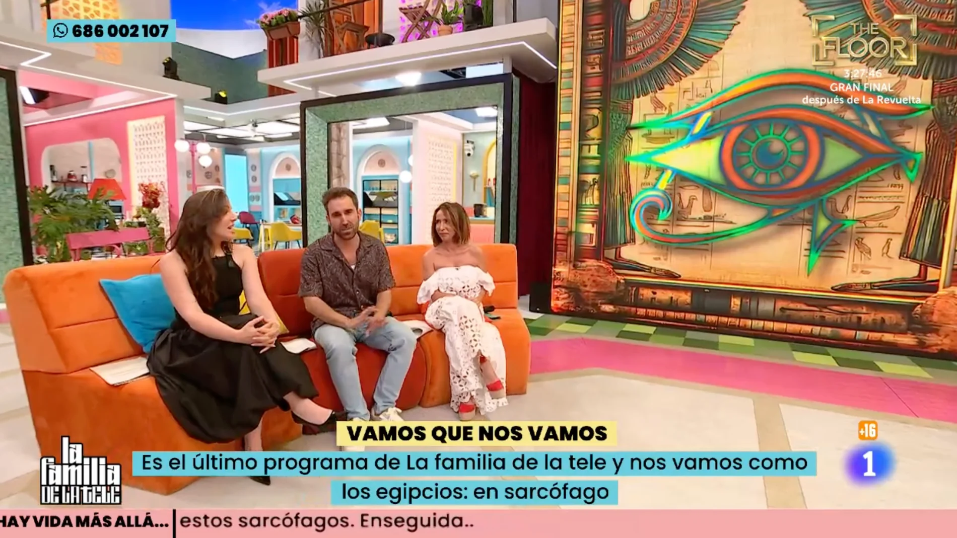 Captura de 'La familia de la tele' en su último programa
