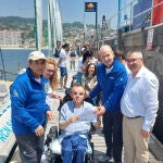 Don Juan Carlos, en la clausura del proyecto "Bautismos de Mar" de la Mancomunidad de O Salnés