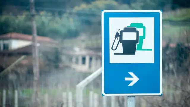 Señal gasolinera Señal gasolinera