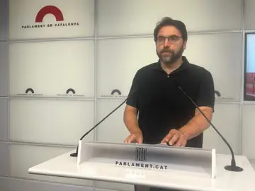 El portavoz del PSC en el Parlament, Ferran Pedret, en rueda de prensa El portavoz del PSC en el Parlament, Ferran Pedret, en rueda de prensa