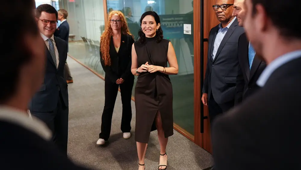 Isabel Díaz Ayuso en Nueva York