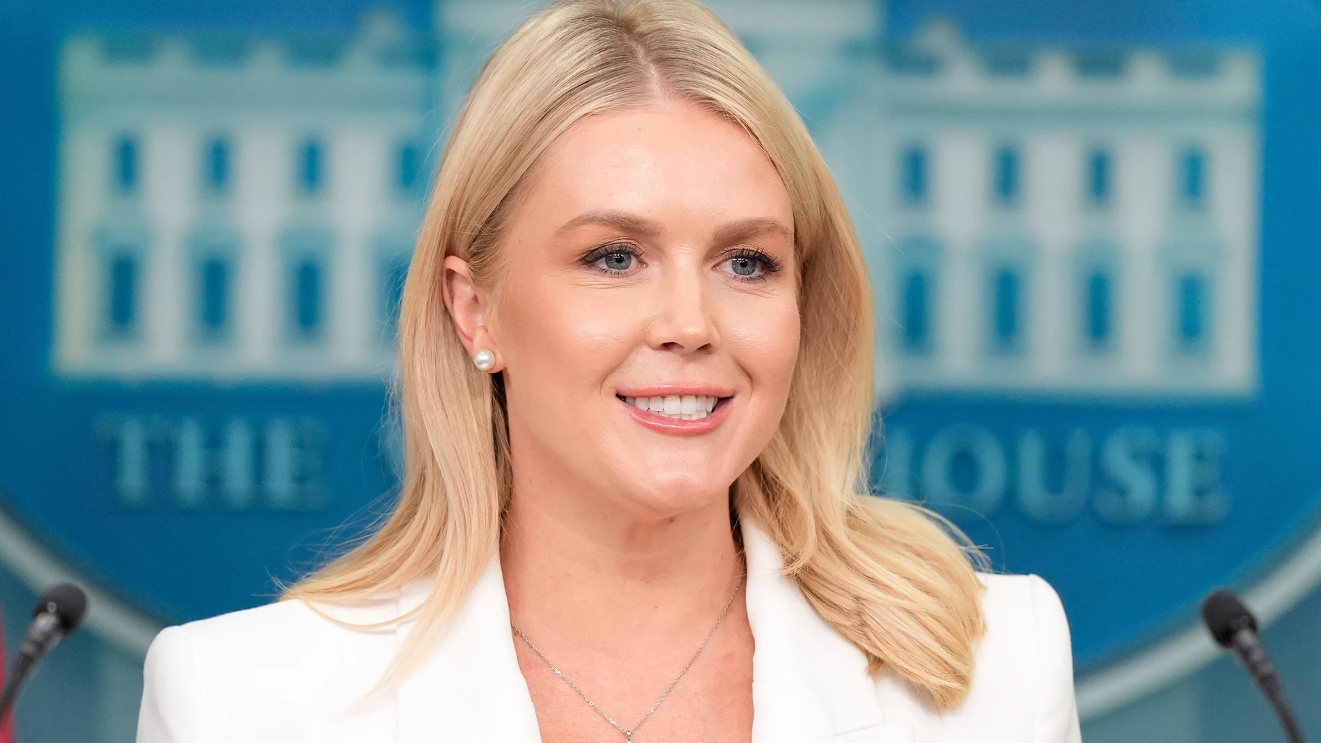 White House press secretary Karoline Leavitt speaks during a press briefing at the White House in Washington, Thursday, June 26, 2025. (AP Photo/Mark Schiefelbein)
