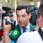 El presidente de la Junta de Andalucía, Juanma Moreno