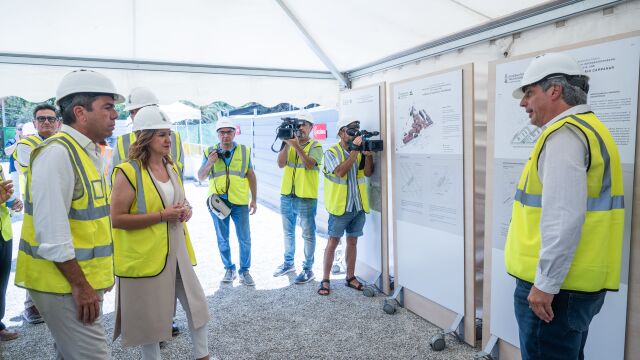 Mazón y Catalá han visitado la zona donde se alzará el futuro hospital