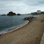 Imagen de la playa de Blanes incluida en la Memoria enviada a Koldo García Imagen de la playa de Blanes incluida en la Memoria enviada a Koldo García