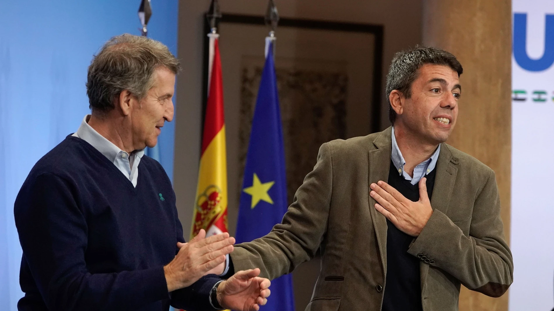 El PP valenciano se reivindica tras el aval de Feijóo a Mazón