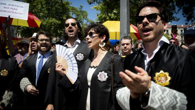 MADRID.-El ICAM cifra en un 48,8% los procedimientos suspendidos por la huelga de jueces y fiscales