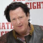 El actor Michael Madsen posa durante un photocall para la última película de Tarantino, “The Hateful Eight” en Roma el 28 de enero de 2016.