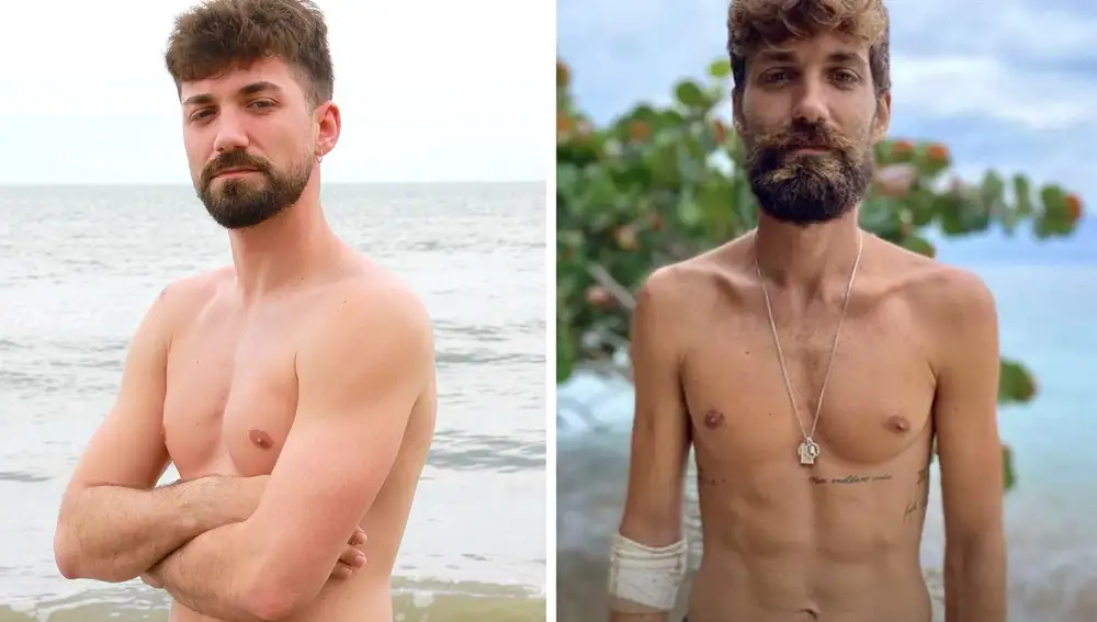 El antes y el después de Alejandro Albalá en Supervivientes