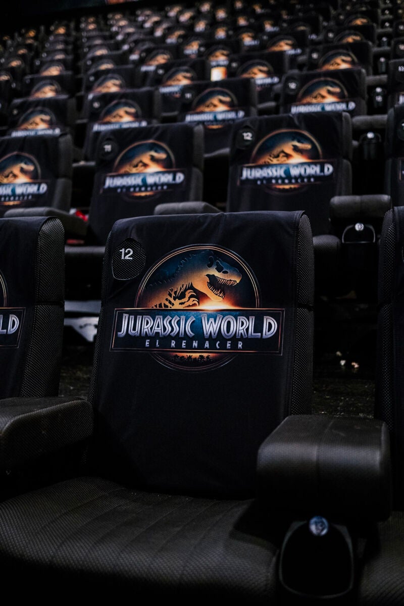 La sala ha sido preparada especialmente para esta película