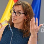 La ministra de Sanidad, Mónica García