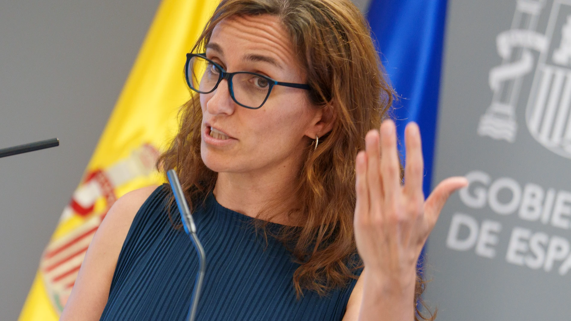 La ministra de Sanidad, Mónica García