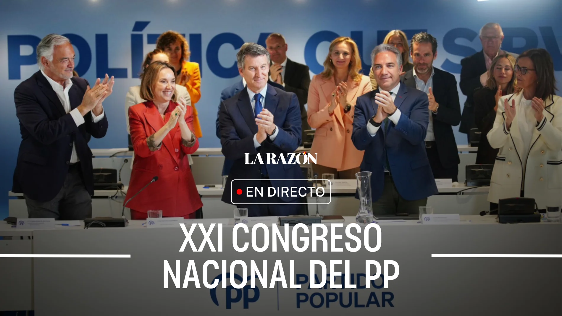 XXI Congreso Nacional del PP, en directo hoy: unión entre Feijóo y Ayuso para derribar a Sánchez