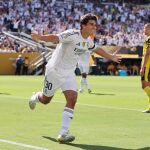 Fútbol.- Gonzalo García: "Con ese balón solo he tenido que empujarla"