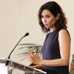 La presidenta de la Comunidad de Madrid, Isabel Díaz Ayuso