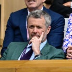 El rey Federico de Dinamarca en Wimbledon