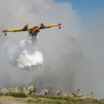Incendios.- Extremadura envía dos aviones anfibios para ayudar a la extinción de un incendio en Alandroal (Portugal)