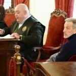 El ex concejal Pedro Muñoz durante una vista en la Audiencia Provincial