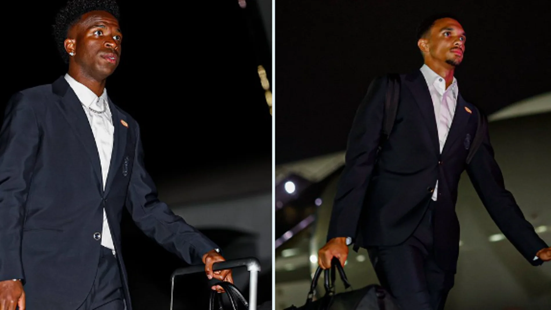 Los jugadores a su llegada a Nueva York