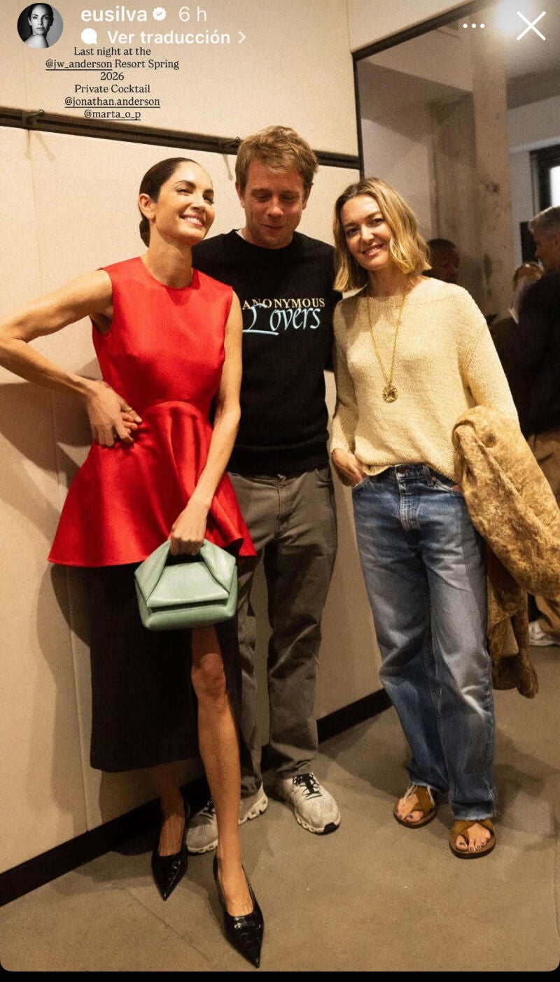 Marta Ortega con look otoñal.