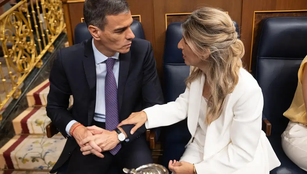 Yolanda Díaz confía en la honradez de Sánchez pero le demanda más garantías ante el caso Cerdán y cambiar el rumbo