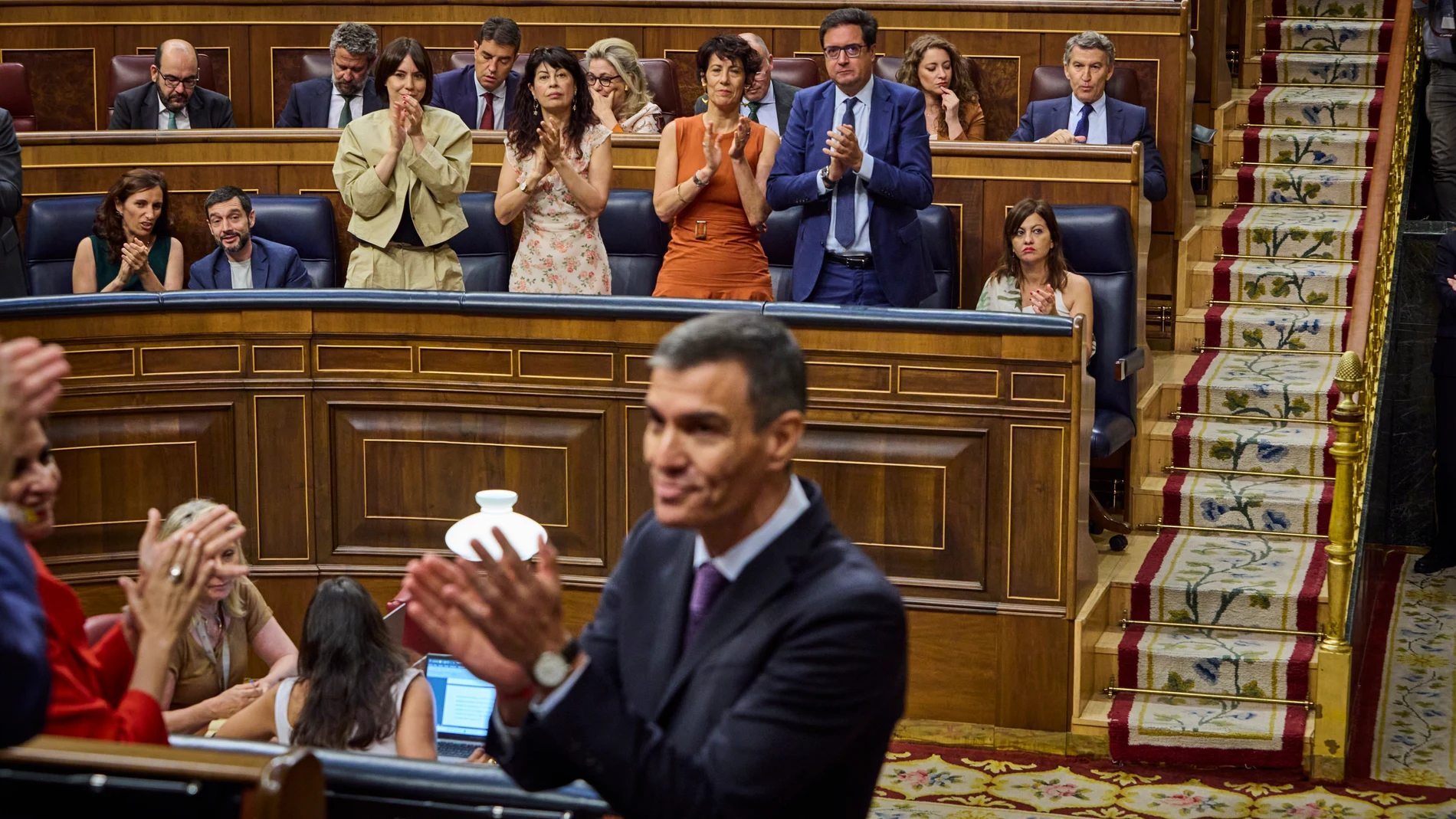 Pedro Sánchez, el pasado miércoles en el Pleno del Congreso de los Diputados