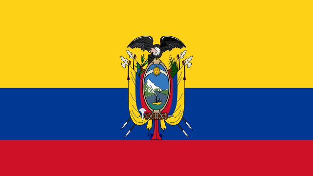 Bandera de Ecuador