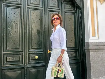 Naty Abascal con look blanco. Naty Abascal con look blanco.