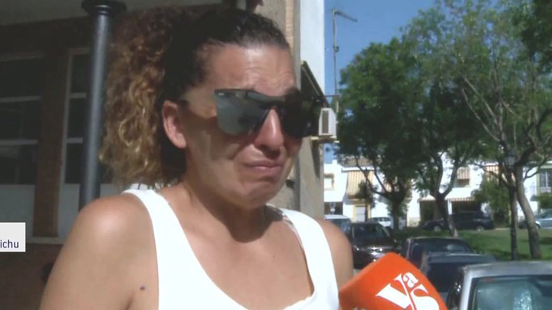 Tamara, la hermana de Michu, en su último adiós