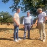 El director del Itacyl, Rafael Sáez, visita la finca ‘Pedraza de Yeltes’, ubicada en la localidad salmantina de Castraz