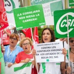 Concentración para exigir al Servicio Andaluz de Salud (SAS) respeto al pacto de bolsa de empleo