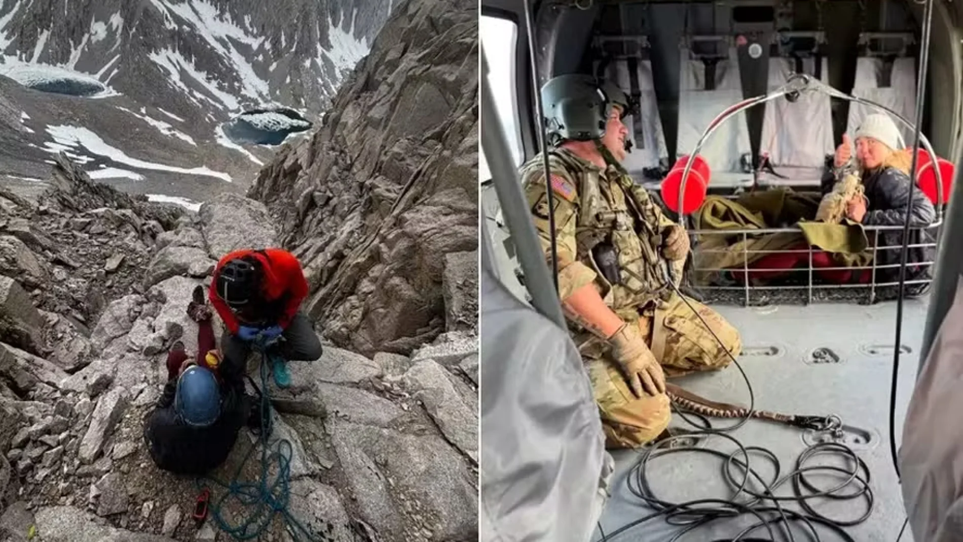 Una excursionista se queda sin salida a 4.000 metros y sobrevive más de un día sin alimentos hasta ser rescatada